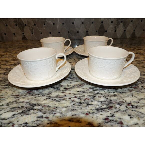 Mikasa English Countryside DD900 Tea Cups Saucers Set of 4 - Picture 2 of 12